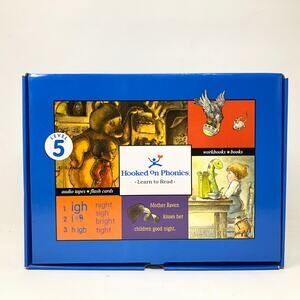 Hooked On Phonics Learn To Read Blue Box Set Level 5 Cassette Homeschool